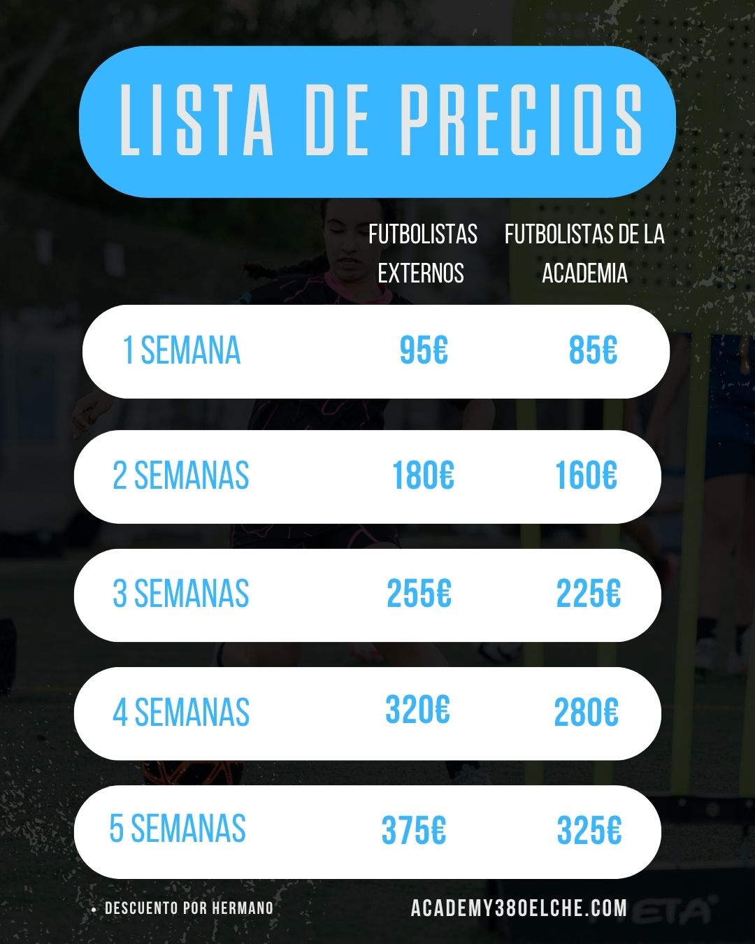 -Post de Instagram Lista de Precios Barbero Moderno Negro.